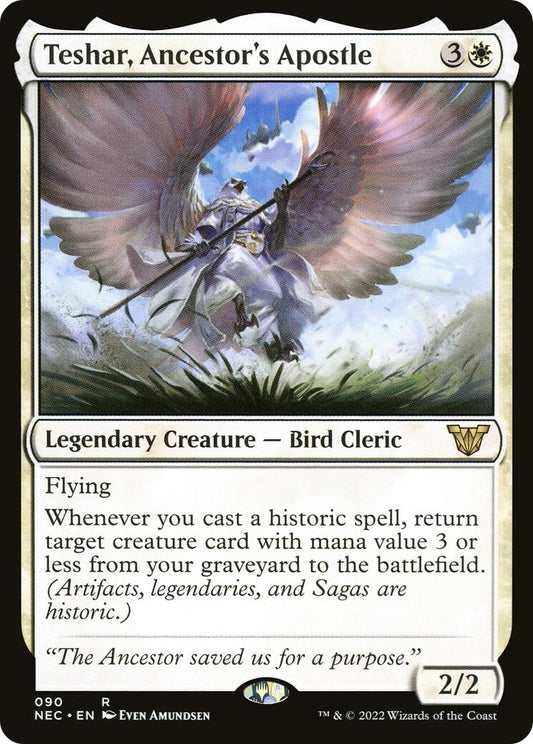 Teshar, Ancestor's Apostle (90) (Commander: Kamigawa: Neon Dynasty)