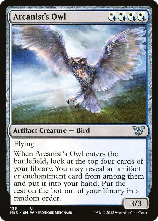 Arcanist's Owl (135) (Commander: Kamigawa: Neon Dynasty)
