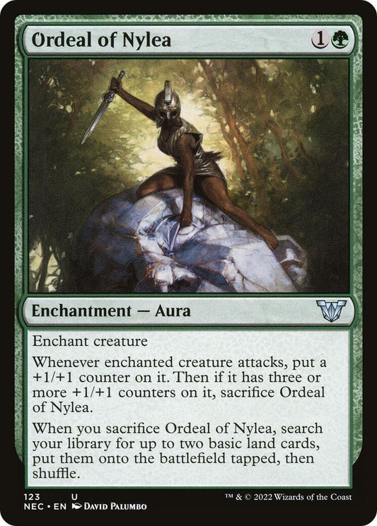 Ordeal of Nylea (123) (Commander: Kamigawa: Neon Dynasty)
