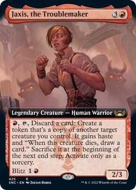 Jaxis, the Troublemaker (Extended Art) (425) (Streets of New Capenna)