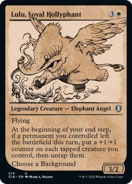 Lulu, Loyal Hollyphant (Showcase) (379) (Commander Legends: Battle for Baldur's Gate)