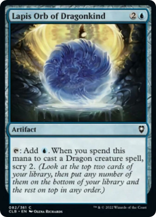 Lapis Orb of Dragonkind (82) (Commander Legends: Battle for Baldur's Gate)