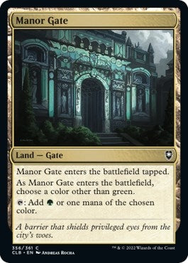Manor Gate (356) (Commander Legends: Battle for Baldur's Gate)