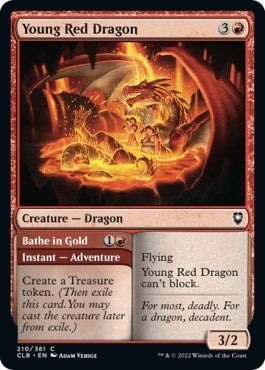 Young Red Dragon (210) (Commander Legends: Battle for Baldur's Gate)