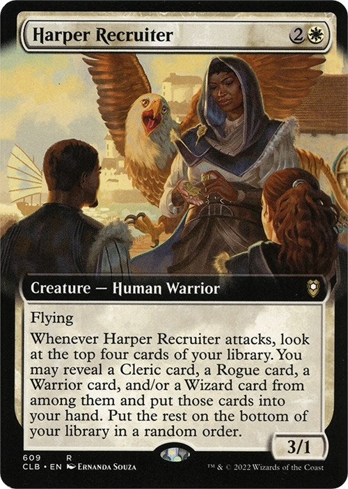 Harper Recruiter (Extended Art) (609) (Commander Legends: Battle for Baldur's Gate)