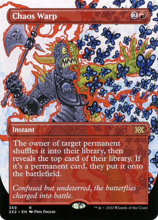 Chaos Warp (Borderless) (359) (Double Masters 2022)