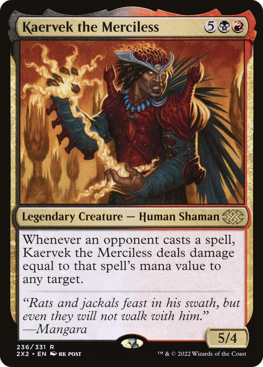 Kaervek the Merciless (236) (Double Masters 2022)