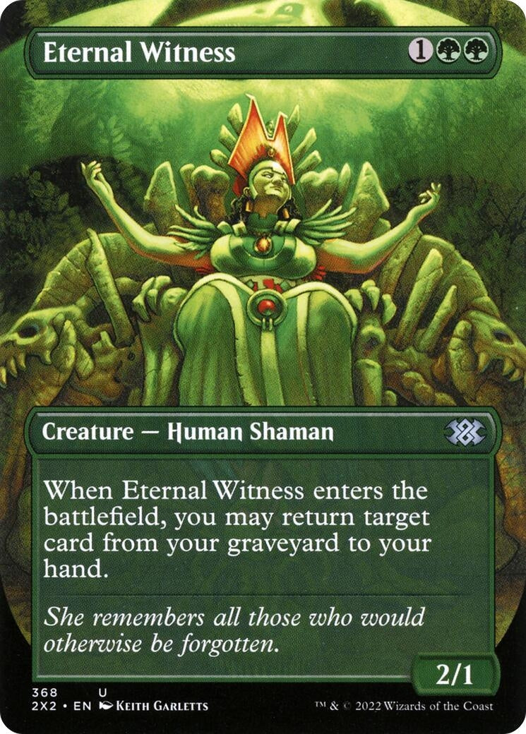 Eternal Witness (Borderless) (368) (Double Masters 2022)