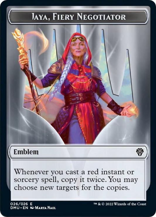 Emblem - Jaya, Fiery Negotiator (26) (Dominaria United)