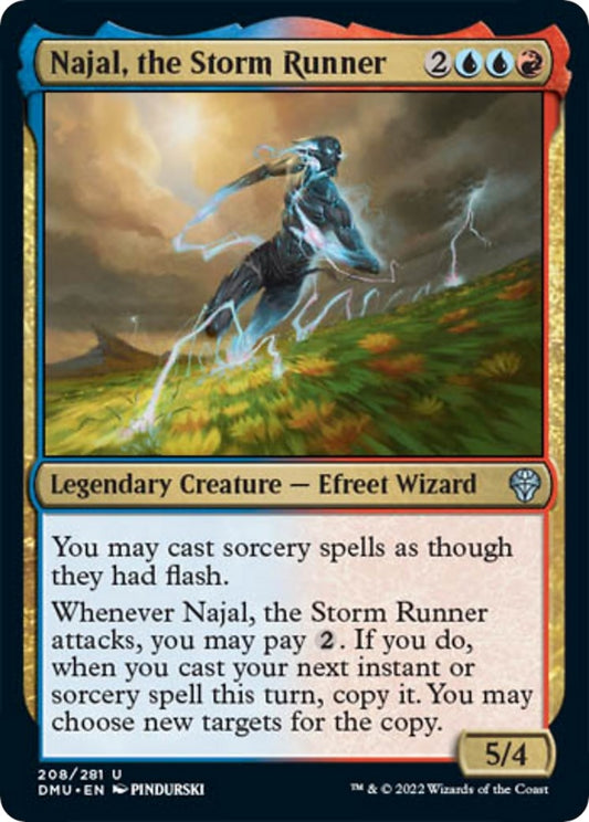 Najal, the Storm Runner (208) (Dominaria United)