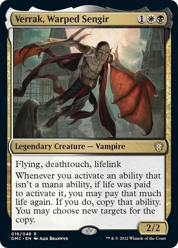 Verrak, Warped Sengir (16) (Commander: Dominaria United)
