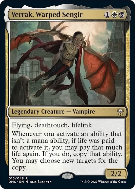 Verrak, Warped Sengir (16) (Commander: Dominaria United)