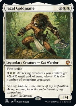 Jazal Goldmane (102) (Commander: Dominaria United)