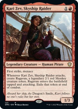Kari Zev, Skyship Raider (123) (Commander: Dominaria United)