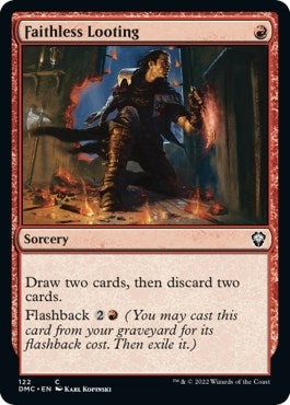 Faithless Looting (122) (Commander: Dominaria United)