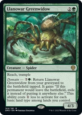 Llanowar Greenwidow (169) (Dominaria United)