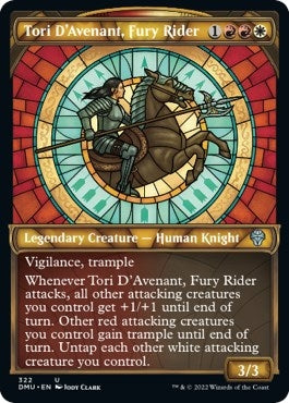 Tori D'Avenant, Fury Rider (Showcase) (322) (Dominaria United)