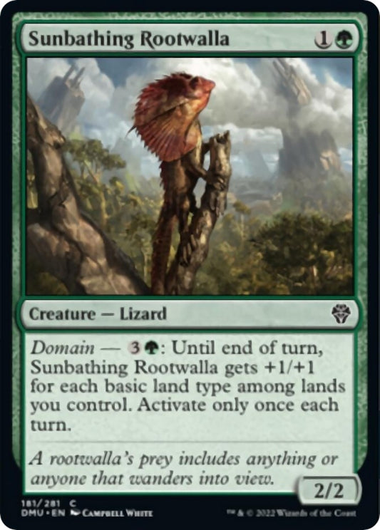 Sunbathing Rootwalla (181) (Dominaria United)