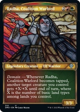 Radha, Coalition Warlord (Showcase) (310) (Dominaria United)