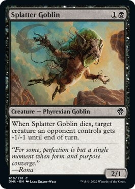 Splatter Goblin (109) (Dominaria United)