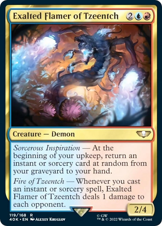 Exalted Flamer of Tzeentch (119) (Universes Beyond: Warhammer 40,000)