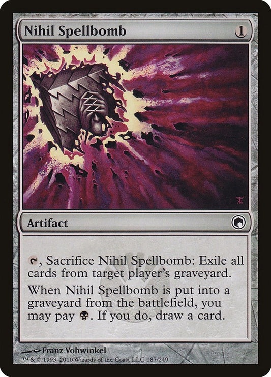 Nihil Spellbomb (187) (Scars of Mirrodin)