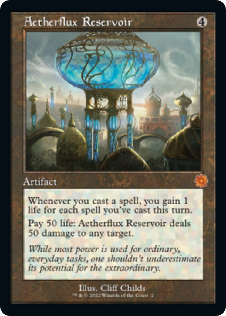 Aetherflux Reservoir (2) (The Brothers' War: Retro Frame Artifacts)