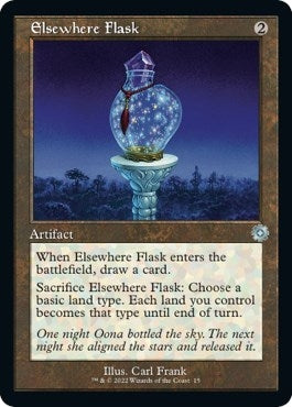 Elsewhere Flask (15) (The Brothers' War: Retro Frame Artifacts)