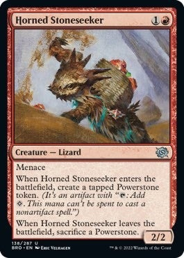 Horned Stoneseeker (138) (The Brothers' War)