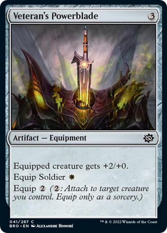 Veteran's Powerblade (41) (The Brothers' War)