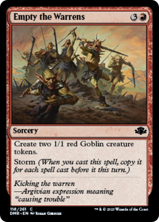 Empty the Warrens (118) (Dominaria Remastered)