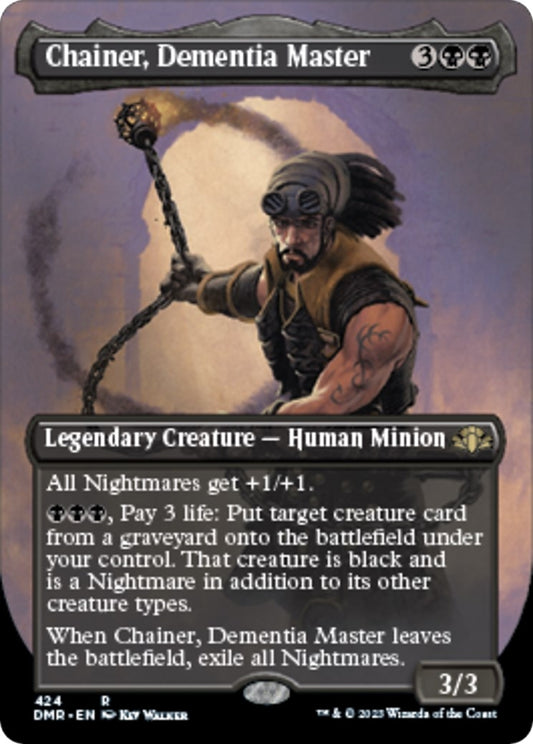 Chainer, Dementia Master (Borderless) (424) (Dominaria Remastered)