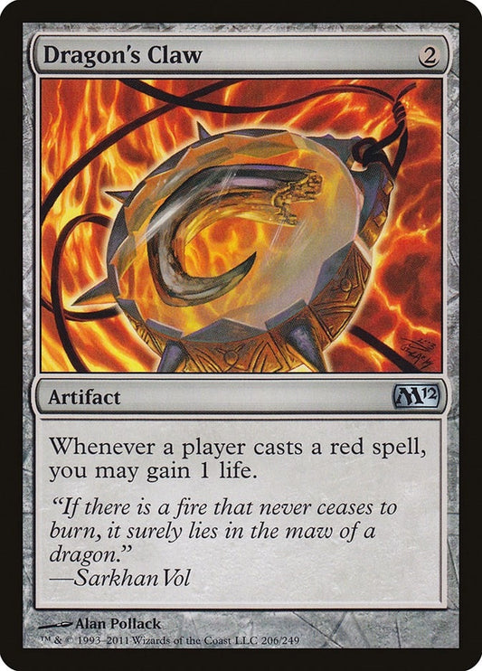 Dragon's Claw (206) (Magic 2012 (M12))