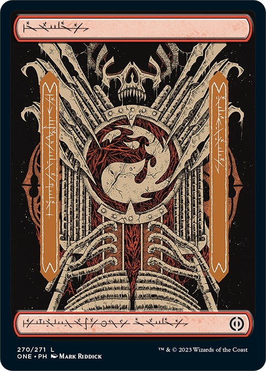 Mountain (270) - Full Art (270) (Phyrexia: All Will Be One)