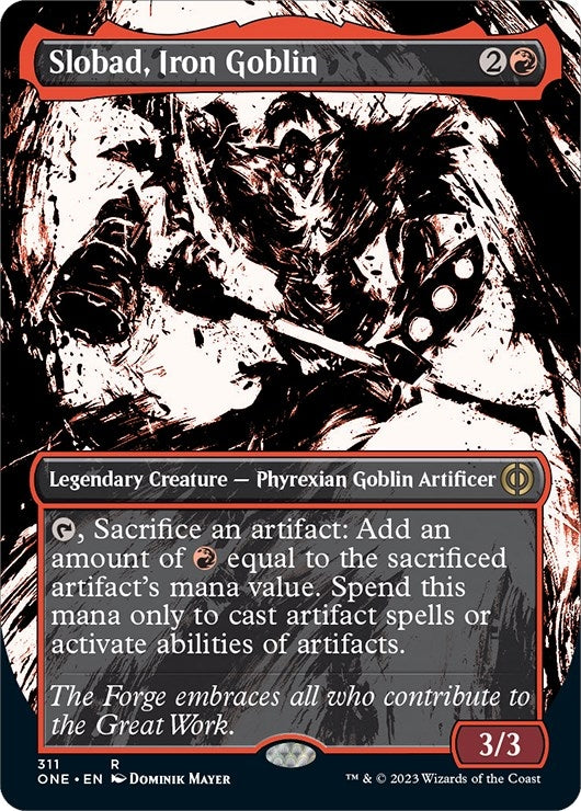 Slobad, Iron Goblin (Showcase) (311) (Phyrexia: All Will Be One)