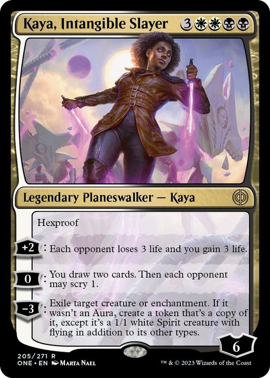 Kaya, Intangible Slayer (205) (Phyrexia: All Will Be One)