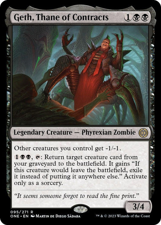 Geth, Thane of Contracts (95) (Phyrexia: All Will Be One)