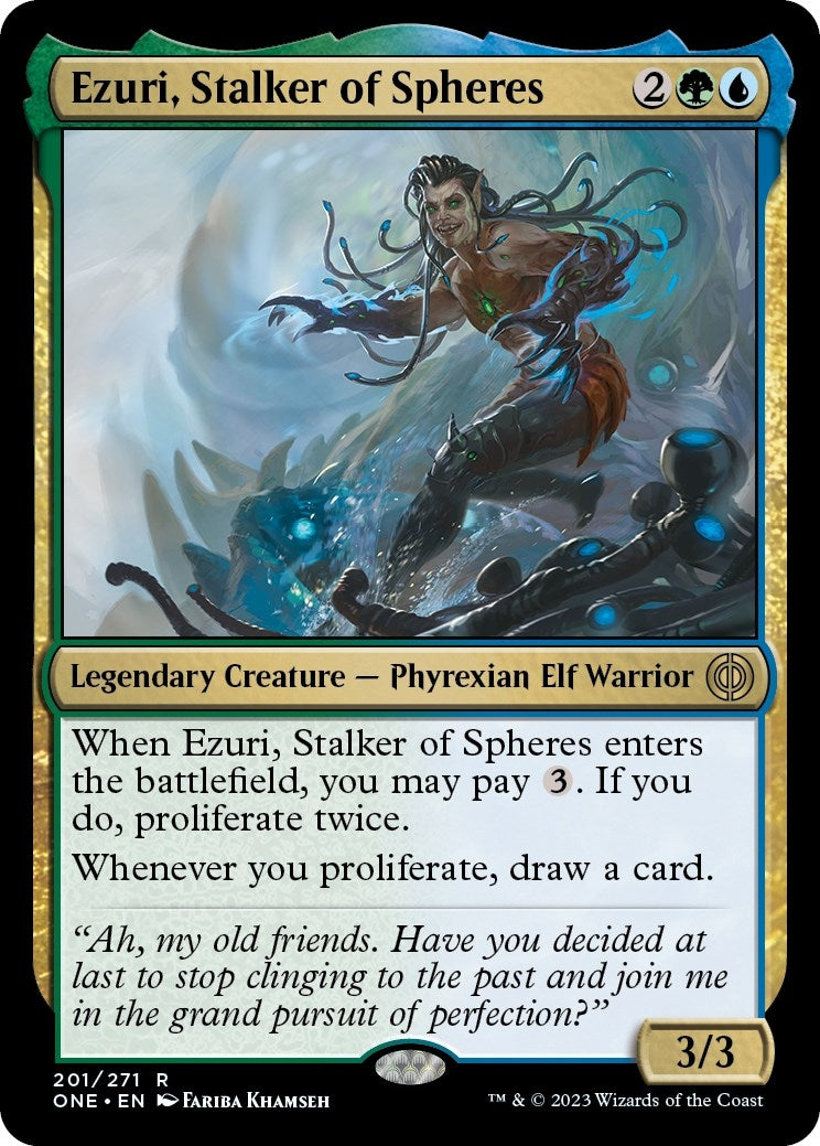Ezuri, Stalker of Spheres (201) (Phyrexia: All Will Be One)
