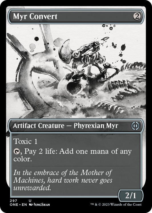 Myr Convert (Showcase) (297) (Phyrexia: All Will Be One)