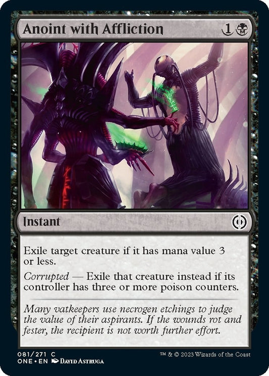 Anoint with Affliction (81) (Phyrexia: All Will Be One)