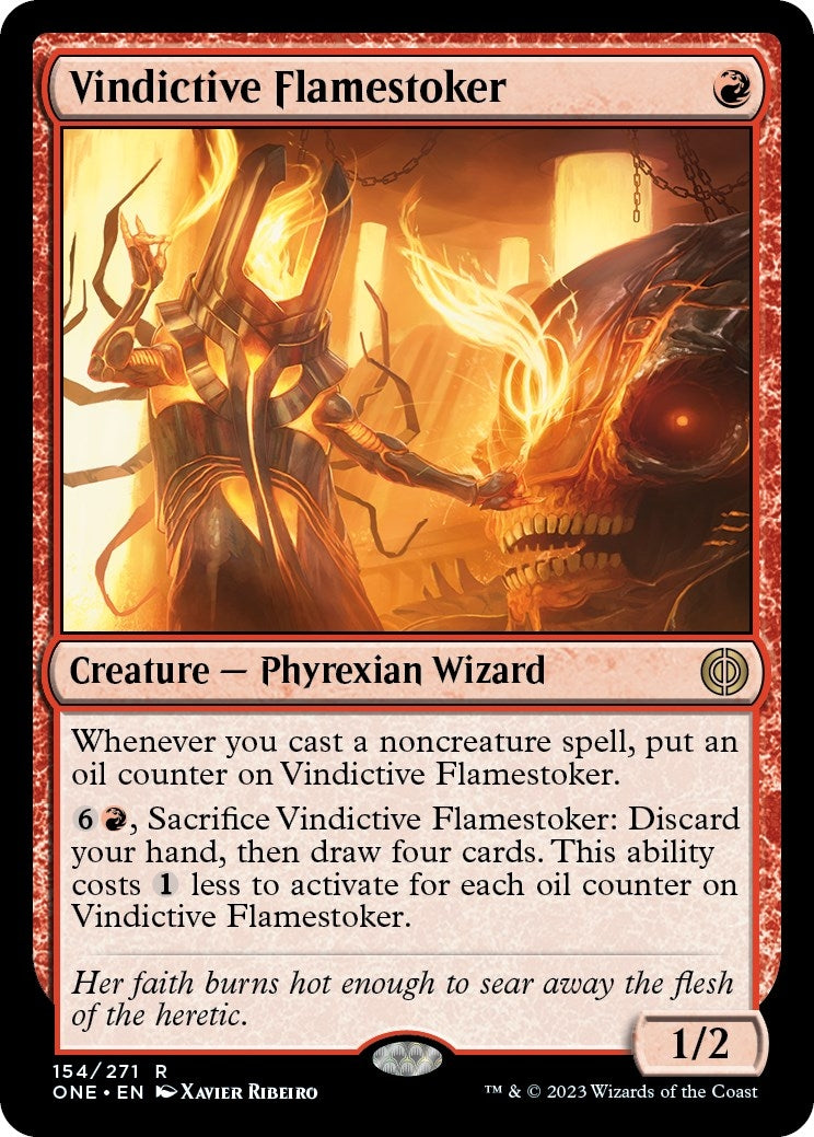 Vindictive Flamestoker (154) (Phyrexia: All Will Be One)