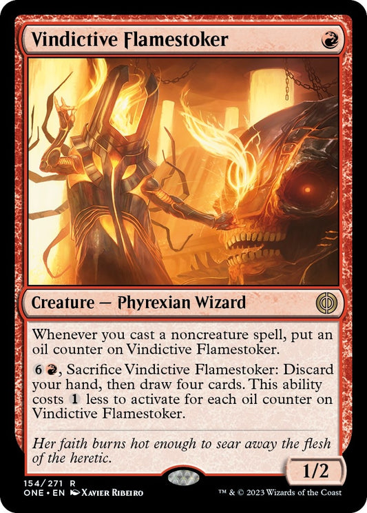 Vindictive Flamestoker (154) (Phyrexia: All Will Be One)