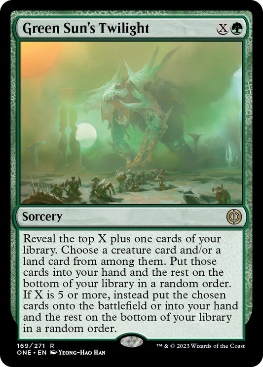Green Sun's Twilight (169) (Phyrexia: All Will Be One)