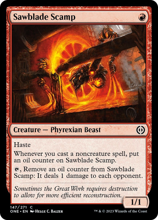 Sawblade Scamp (147) (Phyrexia: All Will Be One)