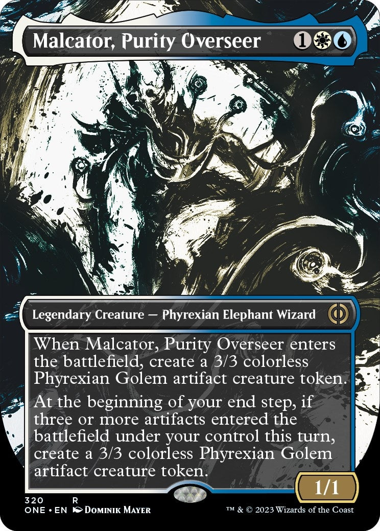 Malcator, Purity Overseer (Showcase) (320) (Phyrexia: All Will Be One)