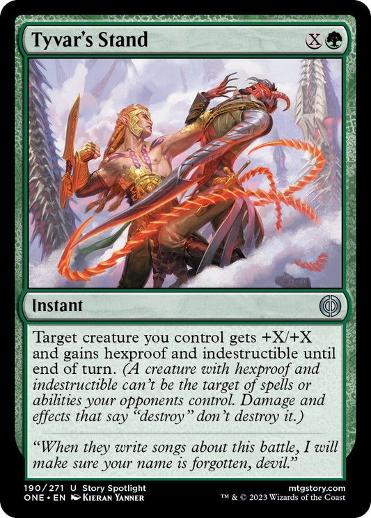 Tyvar's Stand (190) (Phyrexia: All Will Be One)