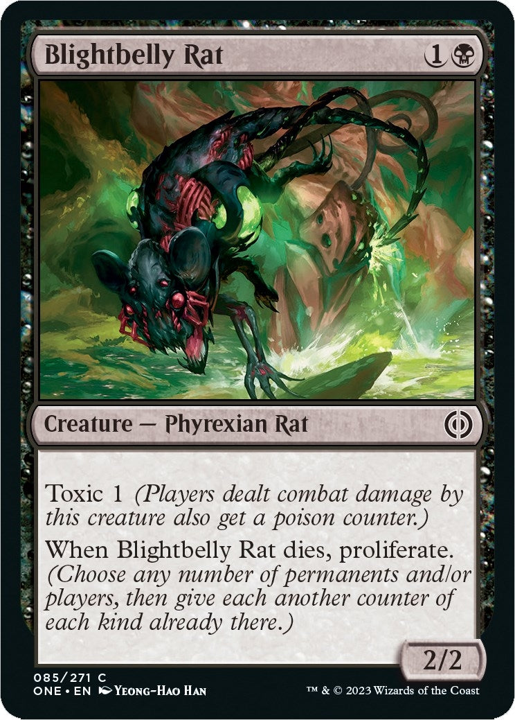 Blightbelly Rat (85) (Phyrexia: All Will Be One)