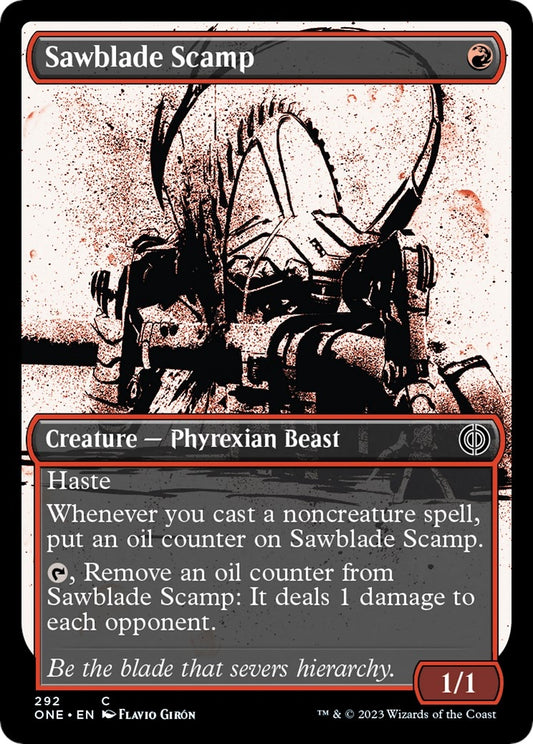 Sawblade Scamp (Showcase) (292) (Phyrexia: All Will Be One)