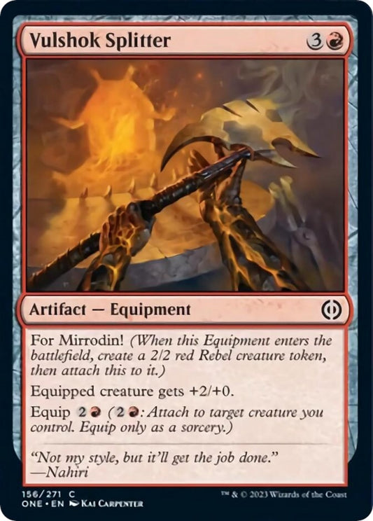 Vulshok Splitter (156) (Phyrexia: All Will Be One)