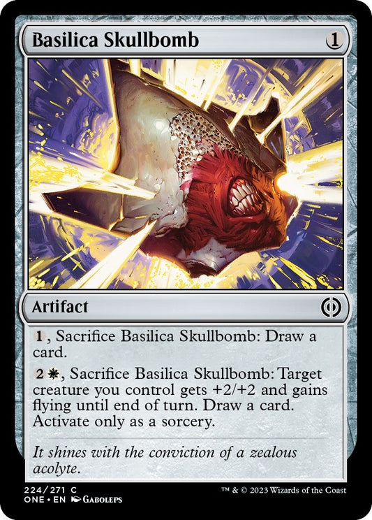 Basilica Skullbomb (224) (Phyrexia: All Will Be One)